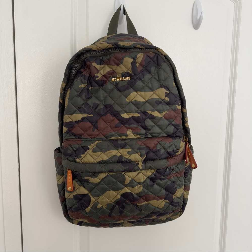 Camouflage Quilted Backpack